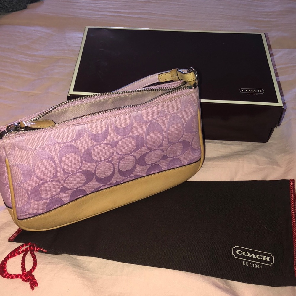 Coach purse with box and bag